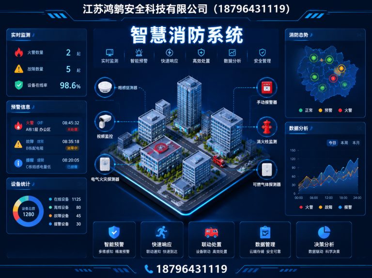 阜新智慧消防系统展示图